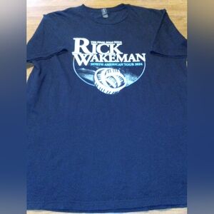 Rick Wakeman North American Tour 2024 Black Large TShirt With Front/Back Designs